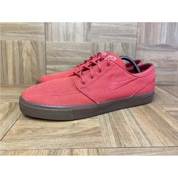 Nike Stefan Janoski Red Gum Sneakers Sz 9.5 Skateboarding 333824-662 - Picture 7 of 12